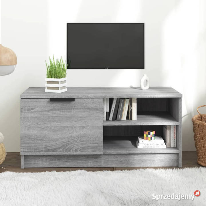 Szafka pod telewizor szary dąb sonoma 80x35x365 mazowieckie Warszawa sprzedam
