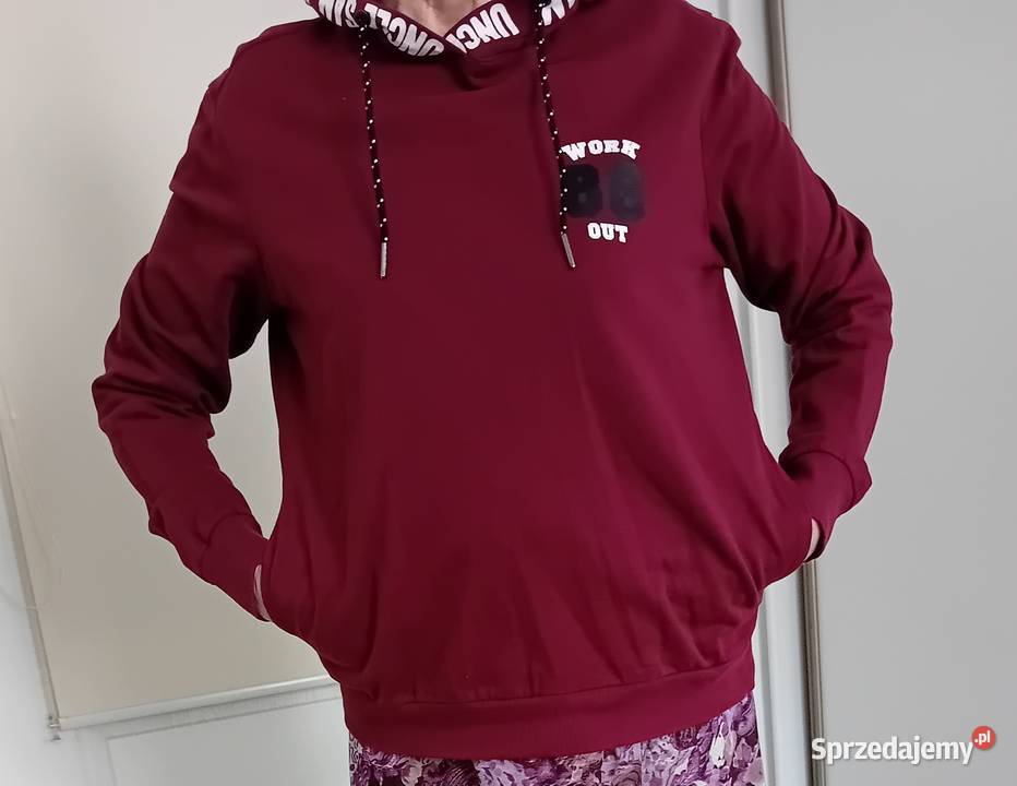 bluza bawełniana damska z kapturem Bez wzoru Odzież sportowa mazowieckie Warszawa