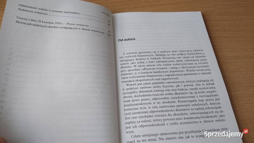 Weksel w praktyce Witold Bień Gdańsk