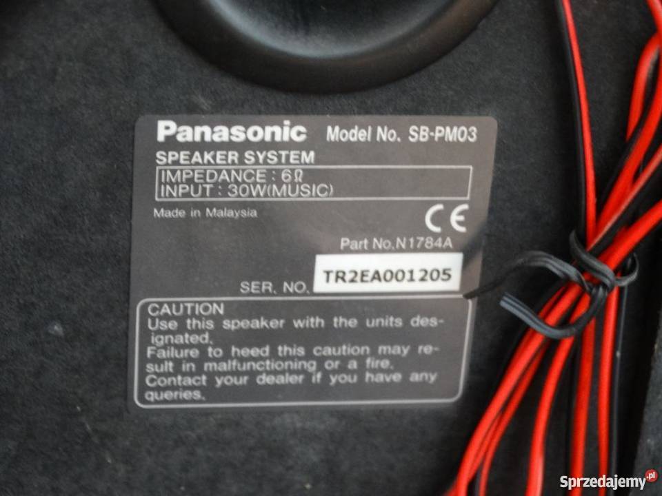 Wieża Panasonic SAPM03 z kol WYSYŁKA Jasło sprzedam