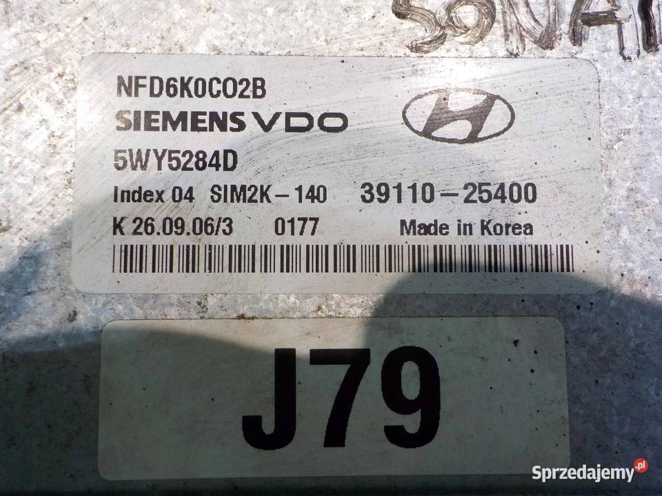 SONATA V 20 B 07r sterownik silnika 3911025400 Suków