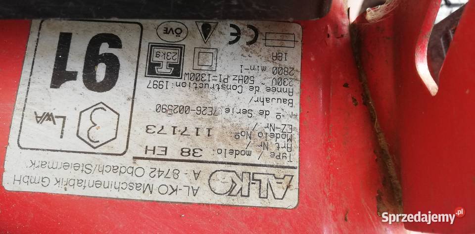 Kosiarka elektryczna 1300w metalowa obudowa Garwolin