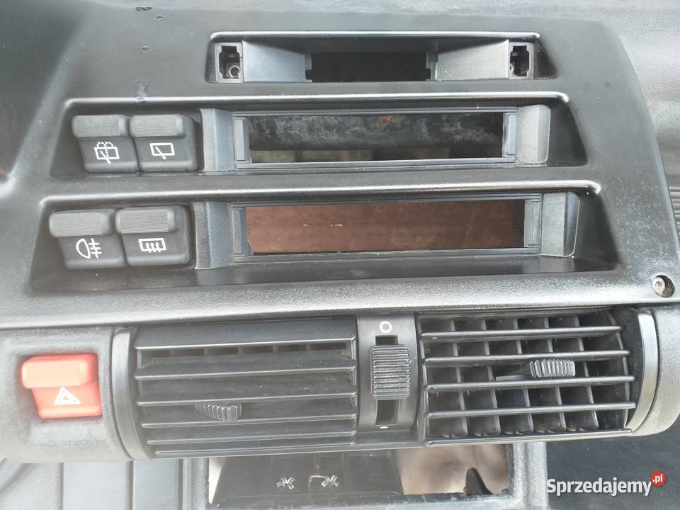 Deska kokpit czarny cinquecento sporting PRL Rok produkcji 1992 Mińsk Mazowiecki