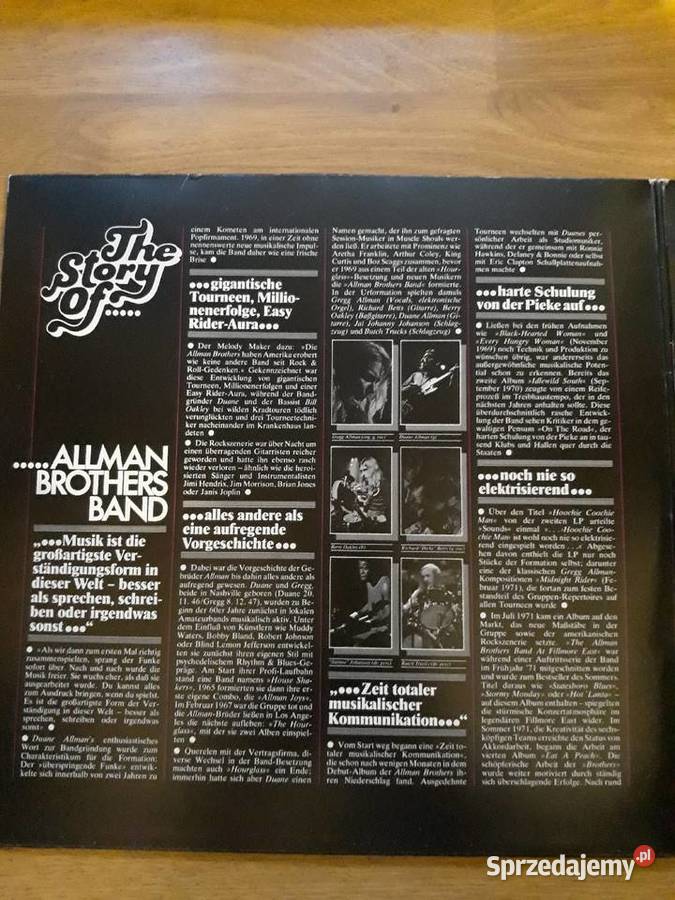 Archiwum blues rocka ALLMAN BROTHERS BAND The Rzeszów