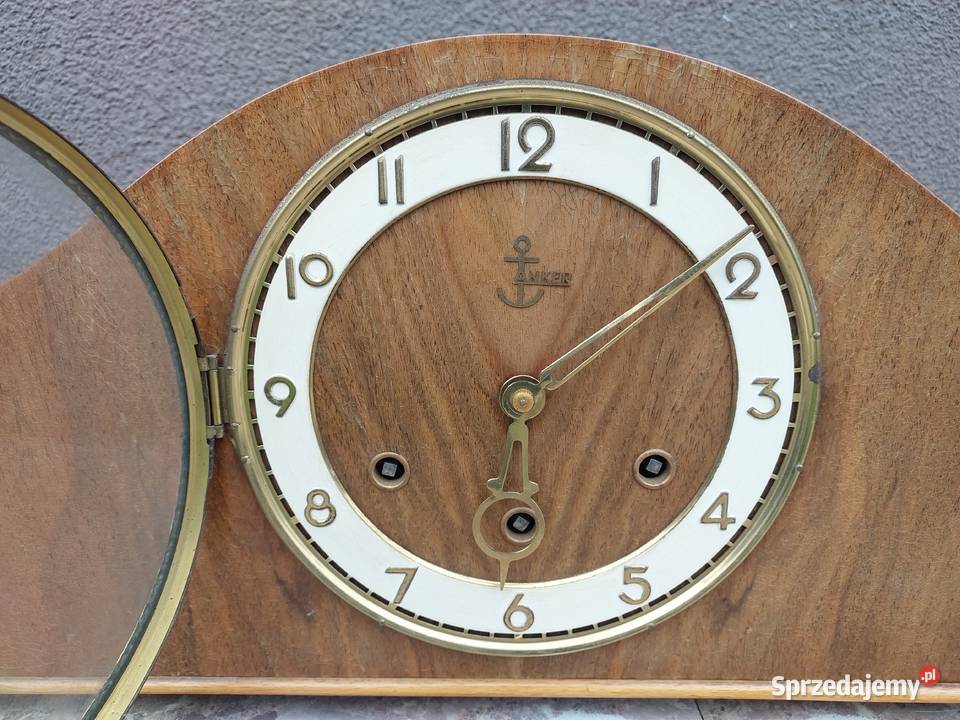 215 Stary zegar kwadransowy Gold Anker balansowy Tczew sprzedam