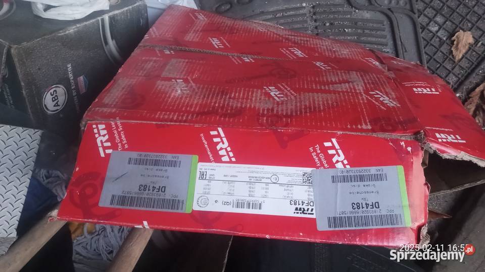 Tarcze hamulcowe TRW peugeot 207