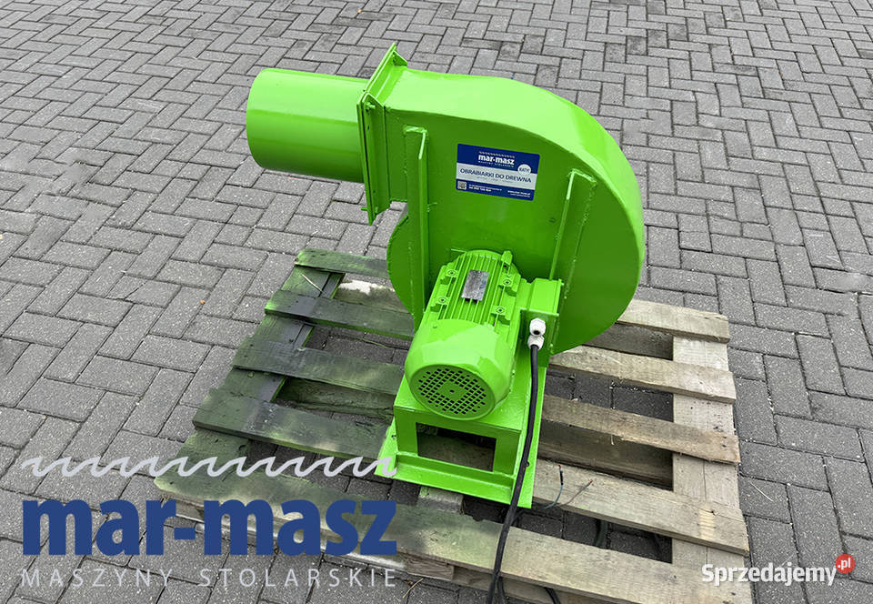 Wentylator do odciągu trocin wyciąg 3kW Produkcja Sierakowska Huta