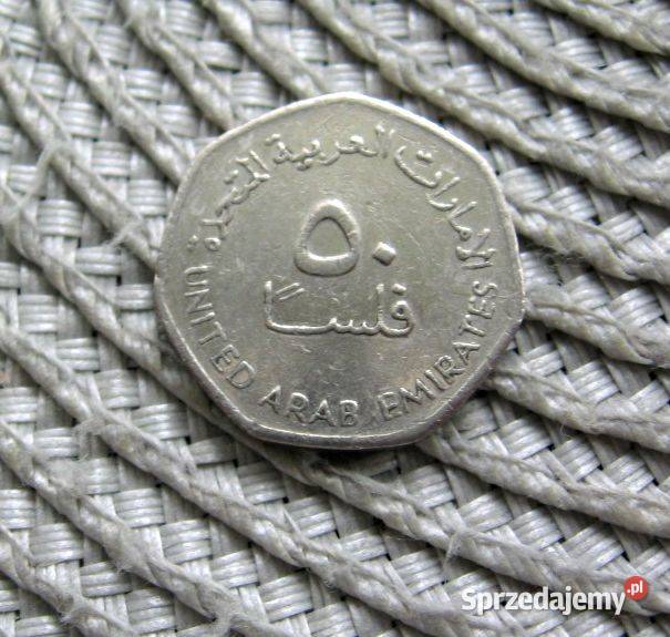 ZEA 50 Fils 2005r Numizmatyka wielkopolskie Kalisz