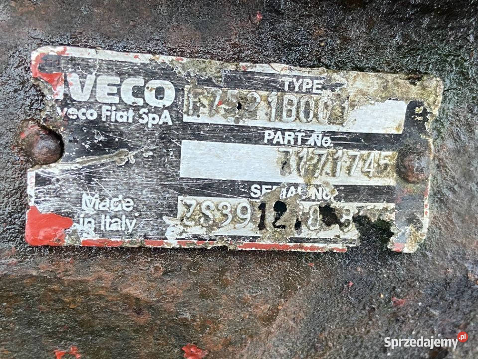 Oś Przednia Belka Iveco 7171745 F7521B001 ciężarowe lubuskie Maszewo sprzedam