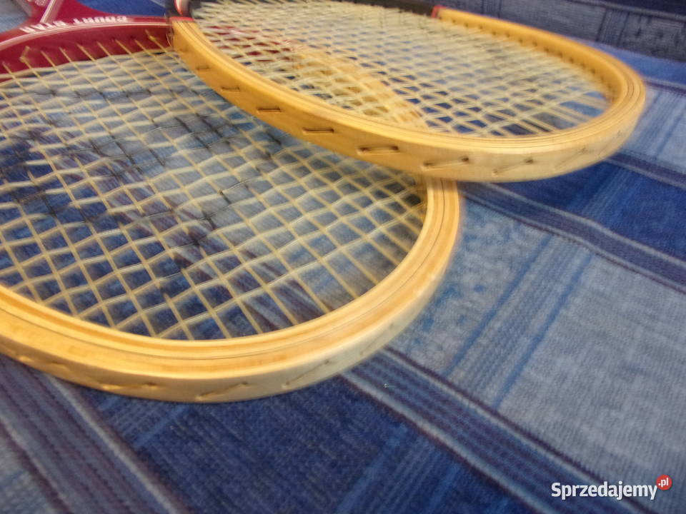 Drewniana rakieta tenisowa DUNLOP 2 modele Super mazowieckie