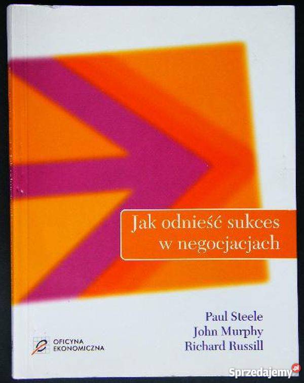 ODNIEŚĆ SUKCES W NEGOCJACJACH MURPHY STEVE łódzkie Łódź sprzedam