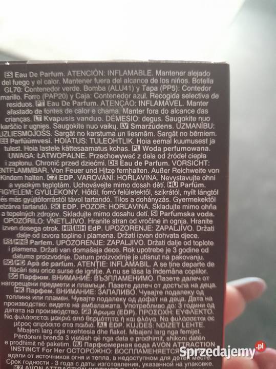 Woda perfumowana Avon Attraction Instinct For Siewierz