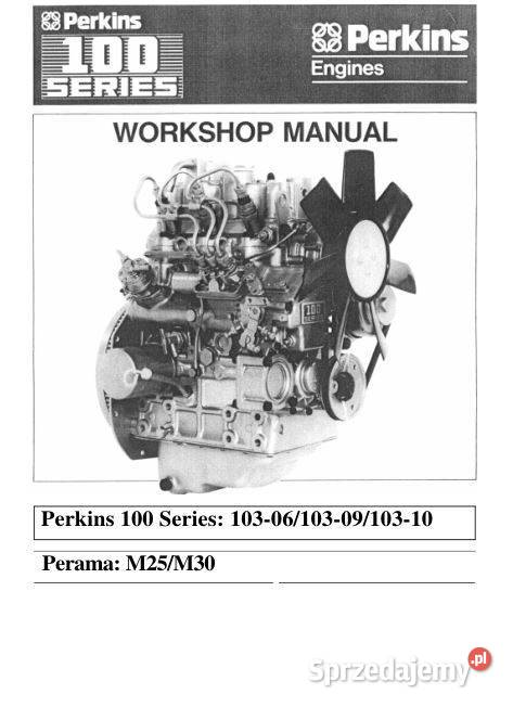 Perkins 10306 10309 10310 instrukcja naprawy Kielce