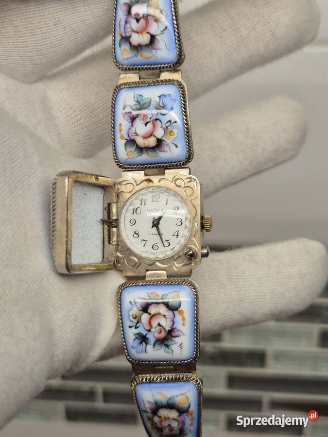 Zegarki Czajka porcelankakomplet Chorzów sprzedam