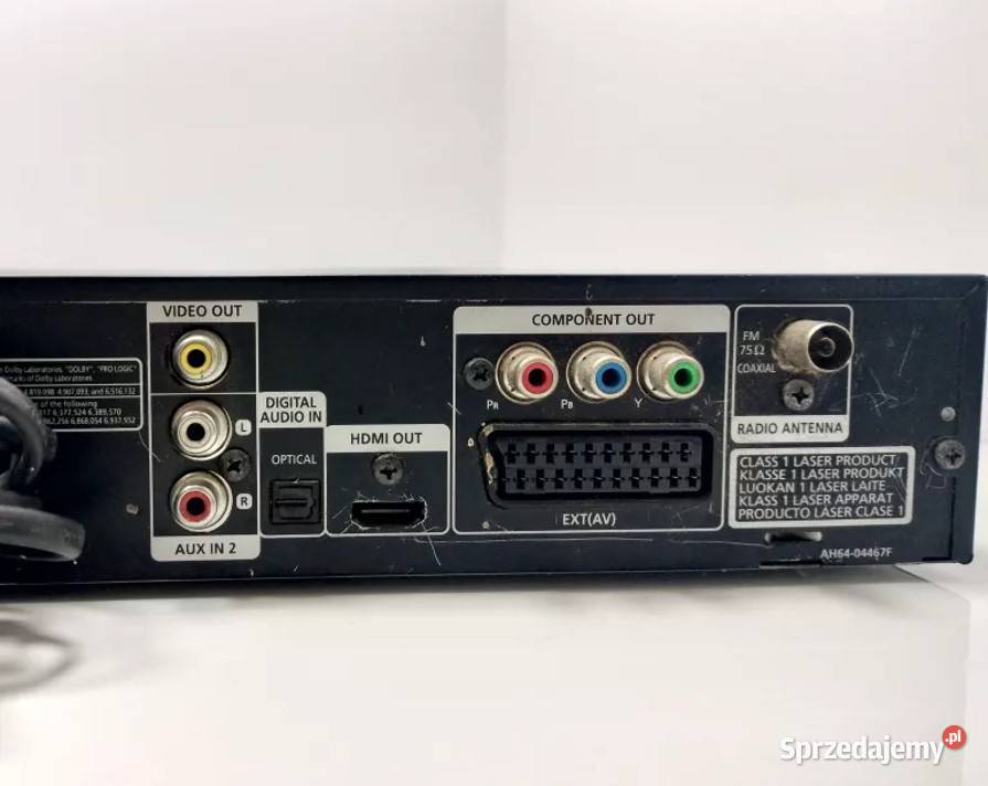SAMSUNG HTTZ315 Odtwarzacz DVD z PILOTEM okazja Warszawa