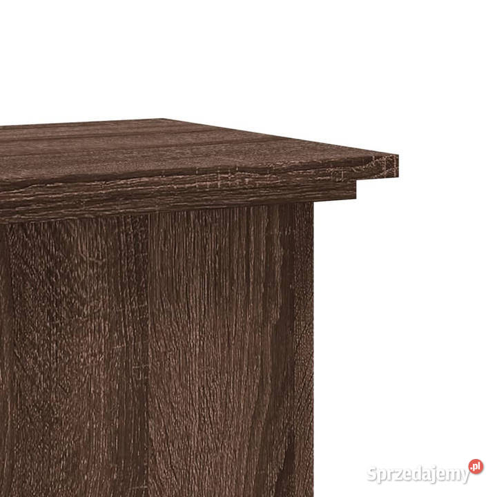 Stojak na rośliny brązowy dąb 33x33x60 WM852966 Warszawa