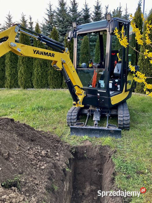 Minikoparka Yanmar SV18 Premium 2021 r Łódź