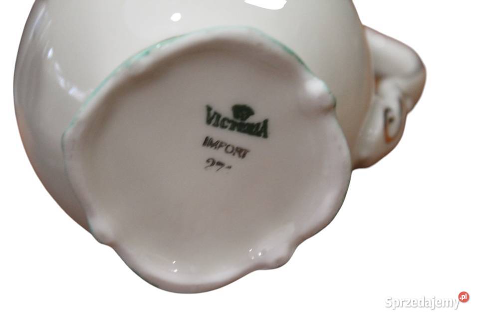 Serwis 8 osób sygnowany Victoria Czechoslovakia Porcelana i szkło Szczecin