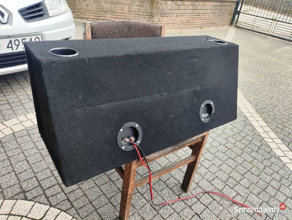 Skrzynia bassowa basowa tuba subwoofer dual 2x śląskie Niegowonice