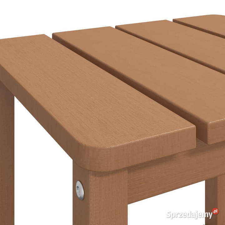 Stolik ogrodowy Adirondack brązowy 38x38x46 HDPE Warszawa