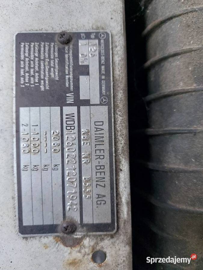 Mercedes 280 SE W 126 Lubliniec sprzedam