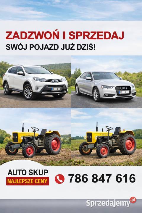 Skup Samochodów Skup Aut MAŁOPOLSKA 786847616 małopolskie Kraków reklama