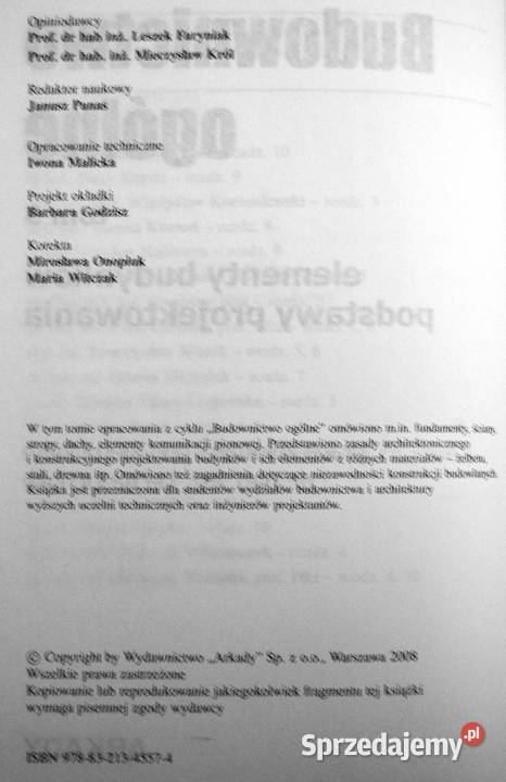 Budownictwo ogólne Elementy budynków Podstawy lubelskie Lublin