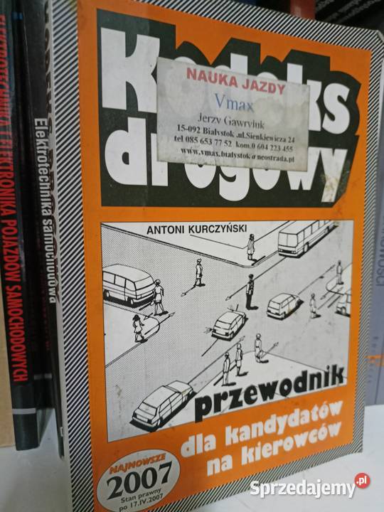 Kodeks drogowy unikatowy książki Warszawa mazowieckie