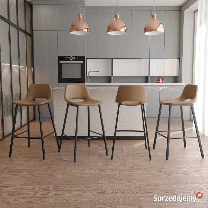 4x stołki barowe z oparciem hokery taboret Brzesko