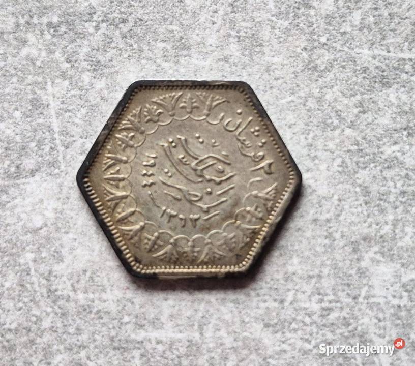 29 EGIPT srebro 2 Piastry 1944 r Wola Kruszyńska