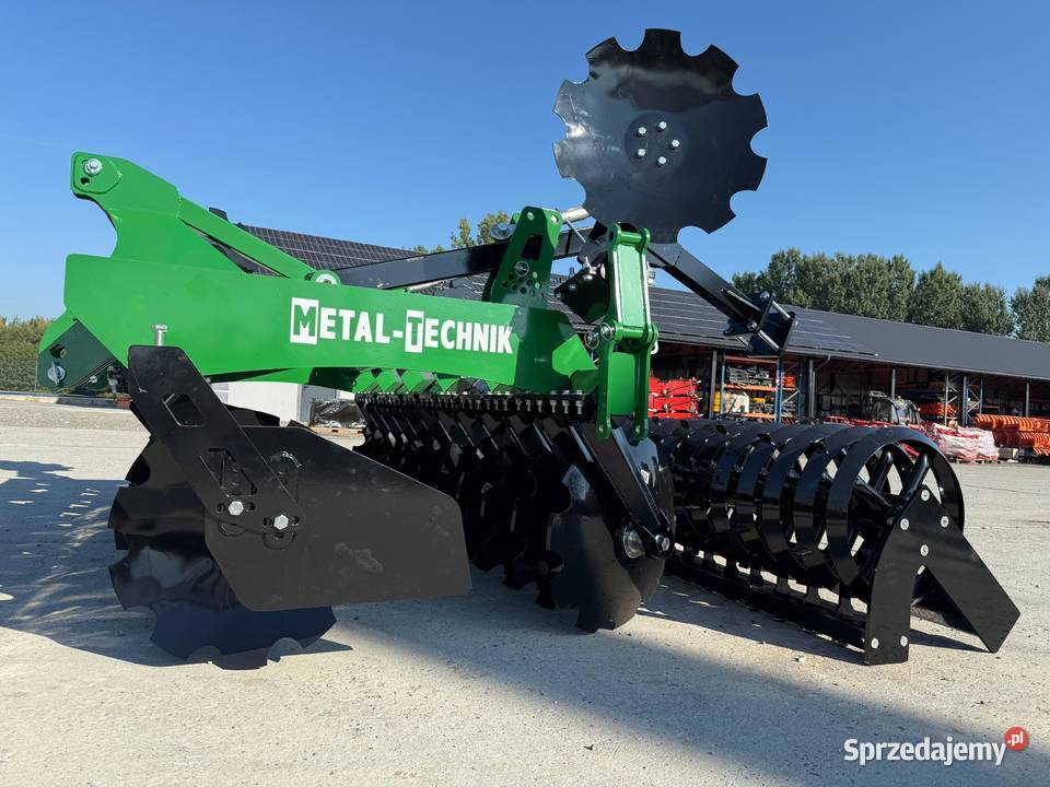 04 Brona talerzowa MetalTechnik 30m wał daszkowy kujawsko-pomorskie Żnin