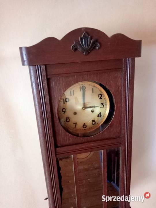 Zegar ścienny UhrenKoch wiszący sprawny kluczyk ścienny Dom i Ogród Jaworzno