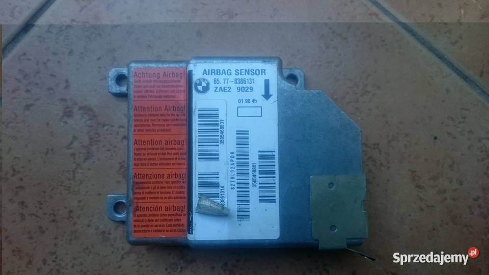 Moduł sterownik poduszek Airbag BMW E36 E39 wyposażenie elektryczne Łódź