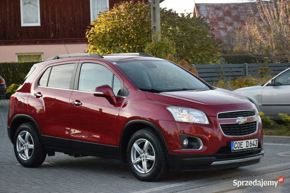 Chevrolet Trax 14TB Mokka 4x4 68 Kamera Oryginał serwisowany w ASO podkarpackie Majdan Sieniawski