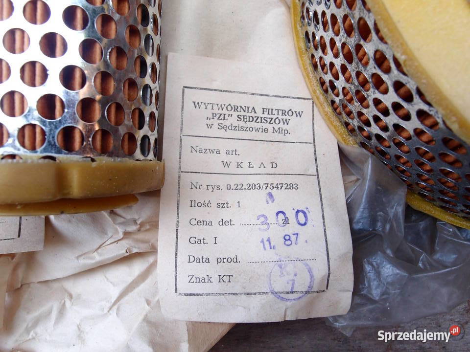 wał napędowy wkład filtru powietrza Fiat 125p Łódź