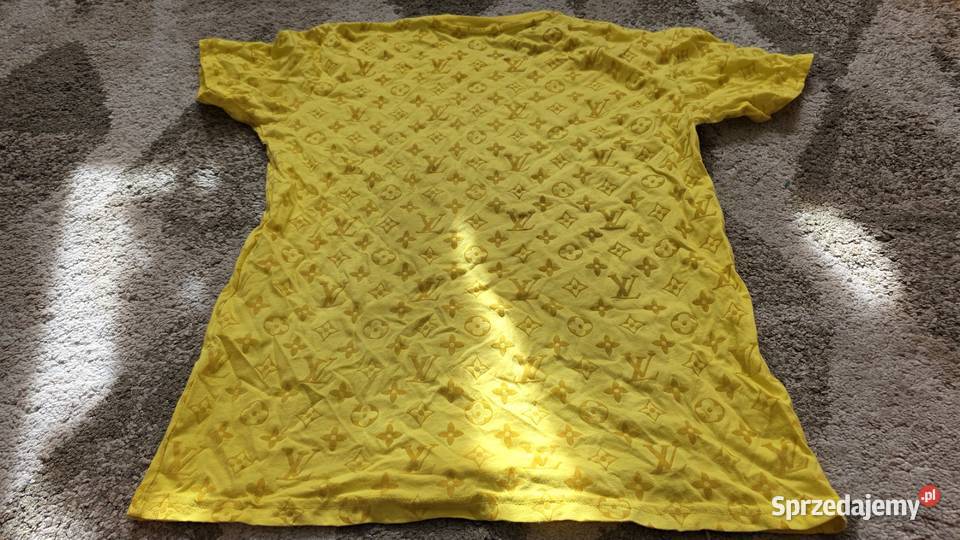 Louis Vuitton Żółty TShirt Monogram 100 Bawełna Tarnobrzeg