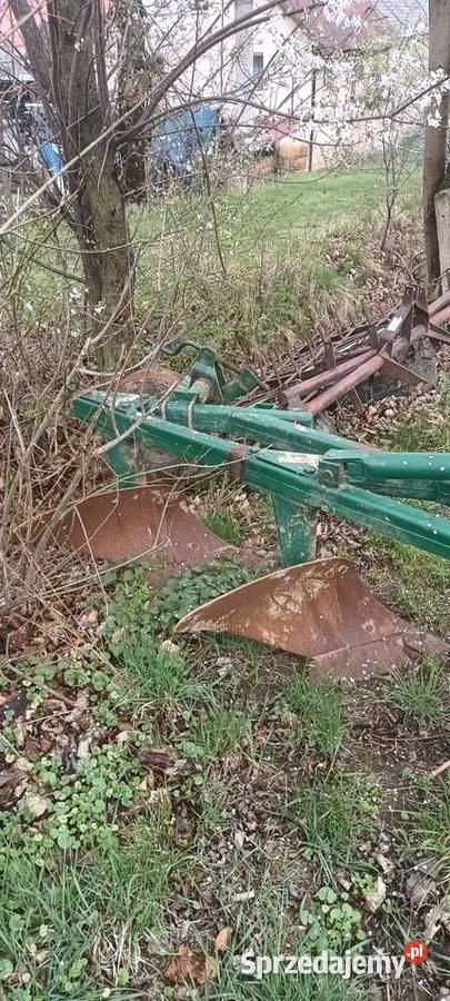 Pług 4 skibowy unia nieuszkodzony Ołdrzychowice Kłodzkie