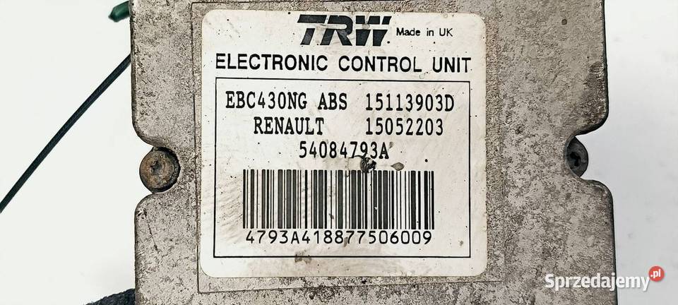 POMPA ABS HAMULCOWA OPEL VIVARO II 8200511146 osobowe Lipno