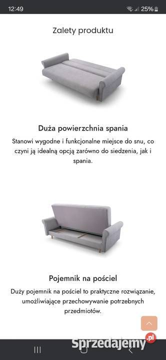 Kanapa i 2 fotele Działdowo sprzedam