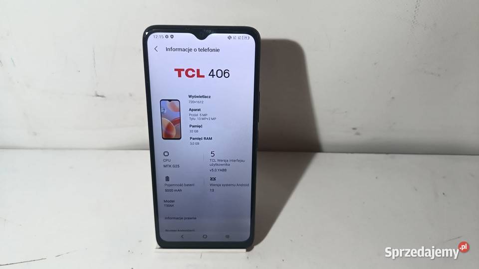 Smartfon TCL 406 332GB śląskie Katowice sprzedam
