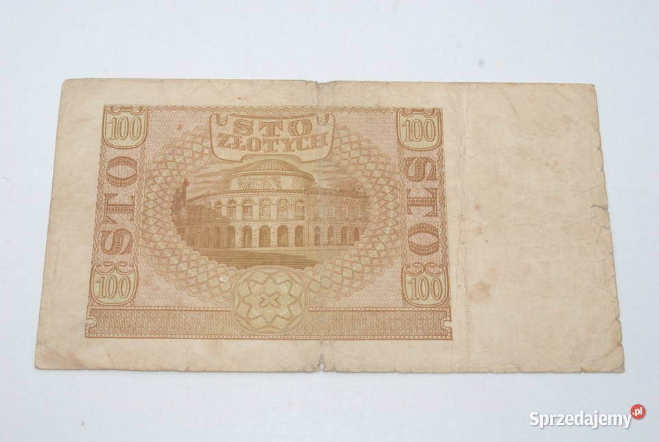 Stary banknot 100 złotych Polskich 1940 unikat Cieszyn