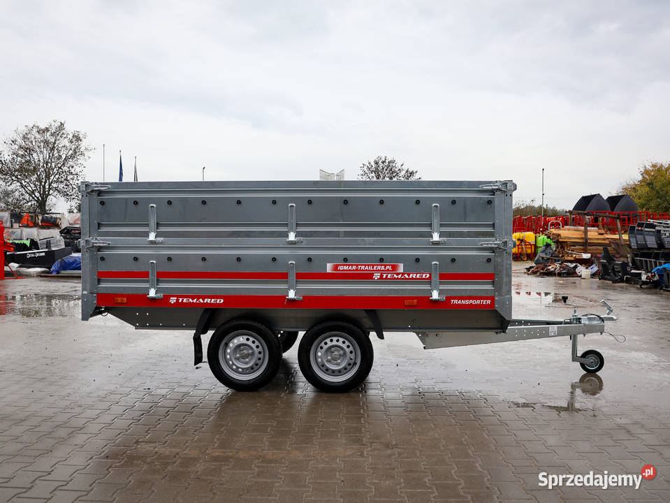 Przyczepa TEMARED TRANSPORTER 30152 burty BIS wielkopolskie Cegielsko sprzedam