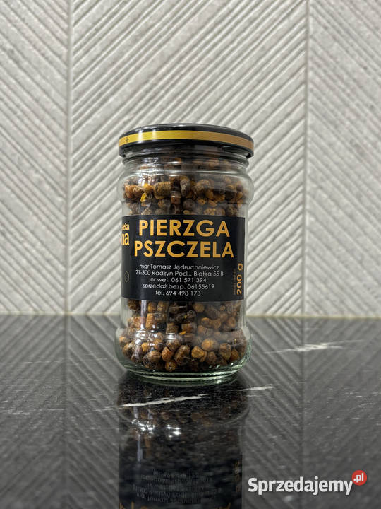 Pierzga Pszczela z własnej pasieki 200g Rolnictwo lubelskie Radzyń Podlaski