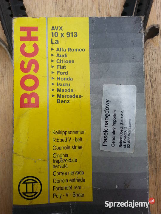 Wycieraczki Pasek napędowy Trójkąt Gaśnica Olesno