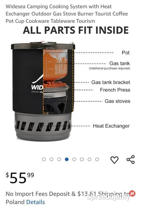 Kuchenka turystyczna Widesea Jetboil Fastboil Rzeszów sprzedam