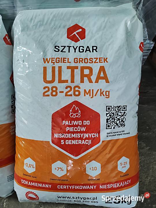 Ekogroszek SZTYGAR ULTRA 28 MJ Końskie Hermes