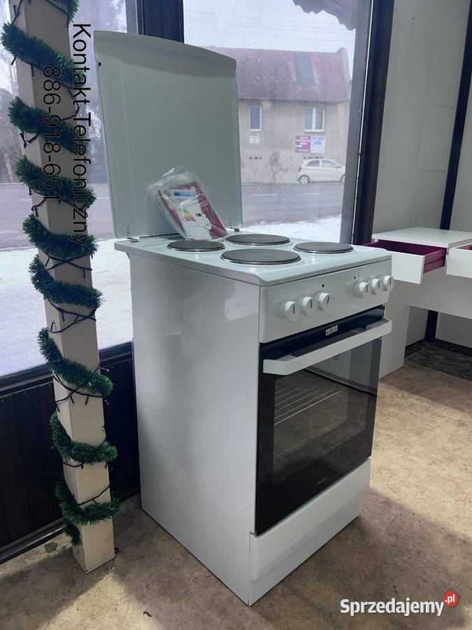 NOWA Kuchenka elektryczna Amica Biała Transport Rybnik