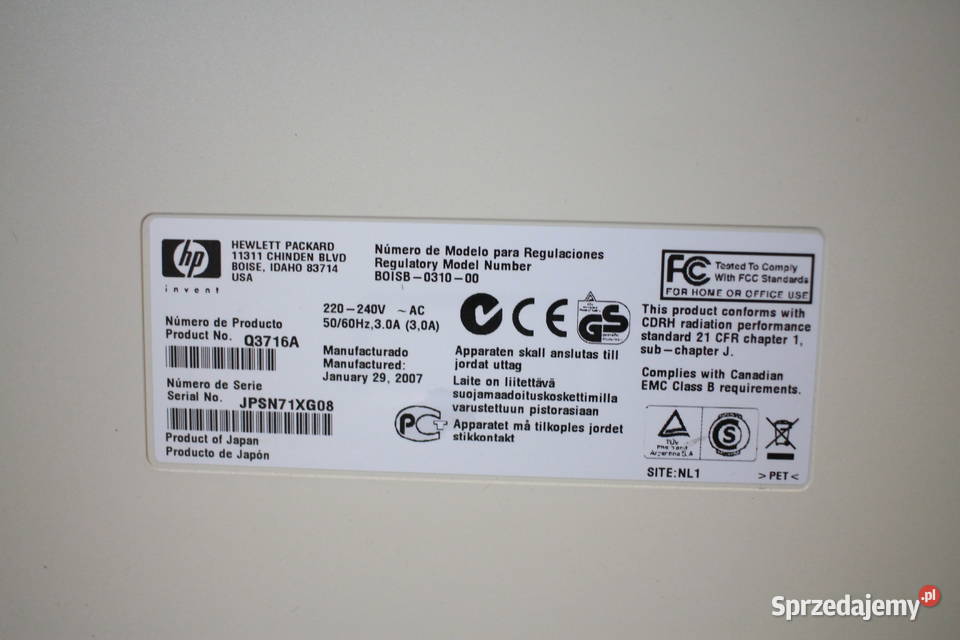 Drukarka laserowa HP Color LaserJet 5550dn śląskie Góra