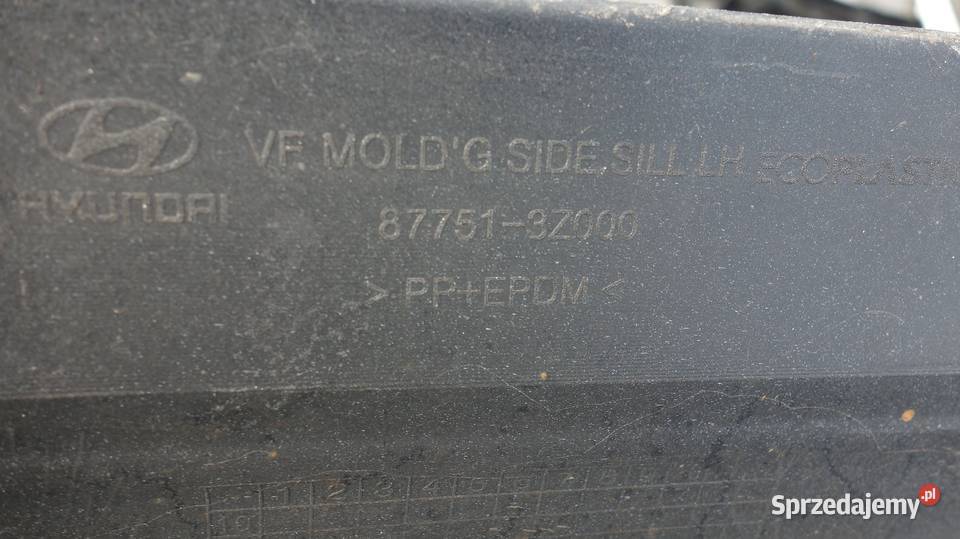 HYUNDAI I40 KOMBI LEWY PRÓG LISTWA PROGOWA LEWA osobowe Ruda Śląska