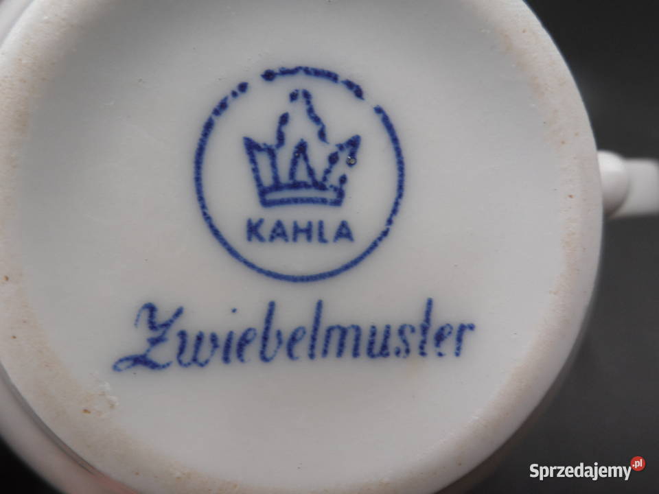 Filiżanka KAHLA ZWIEBELMUSTER wzór cebulowy Porcelana i szkło Raszków sprzedam